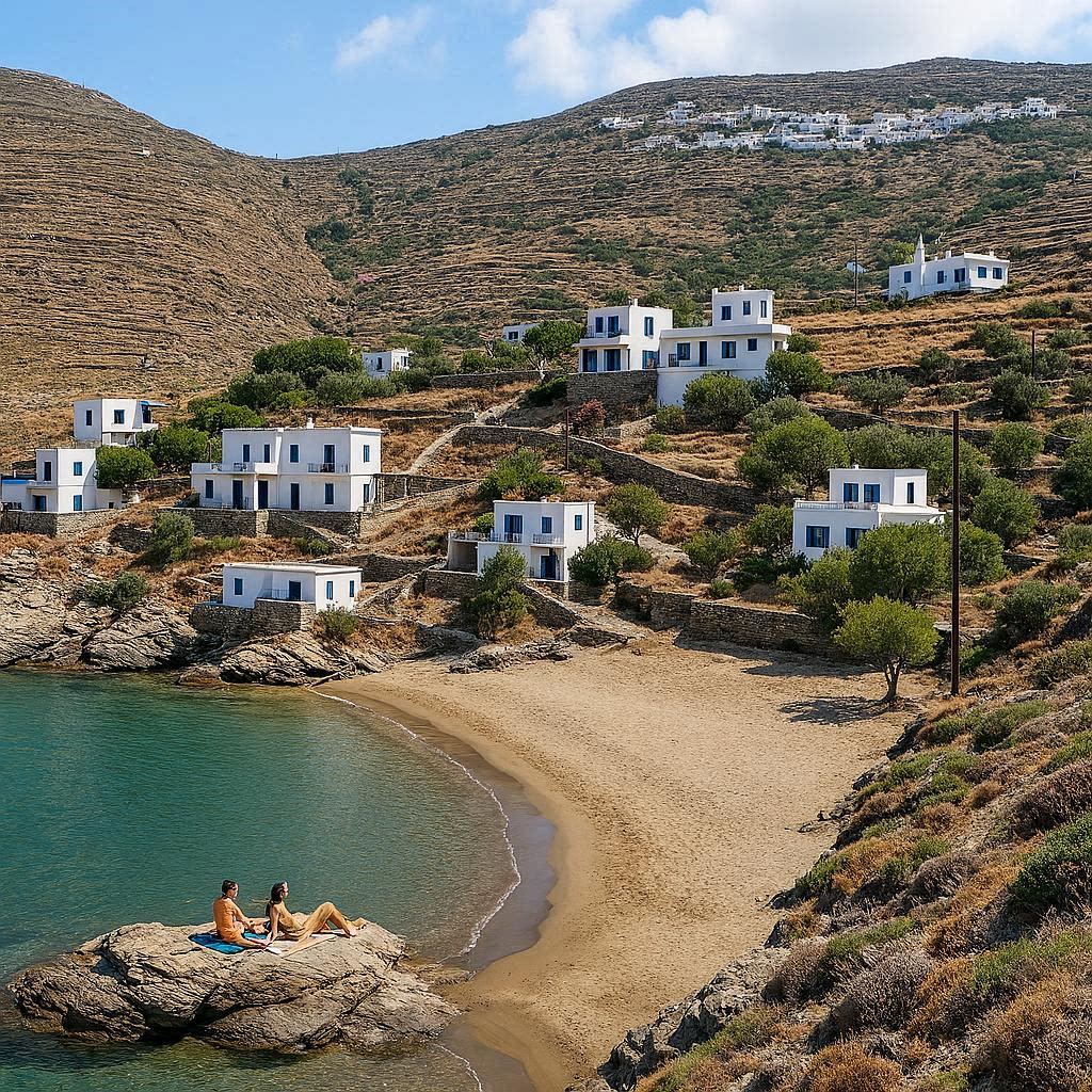Ormos Isternion beach