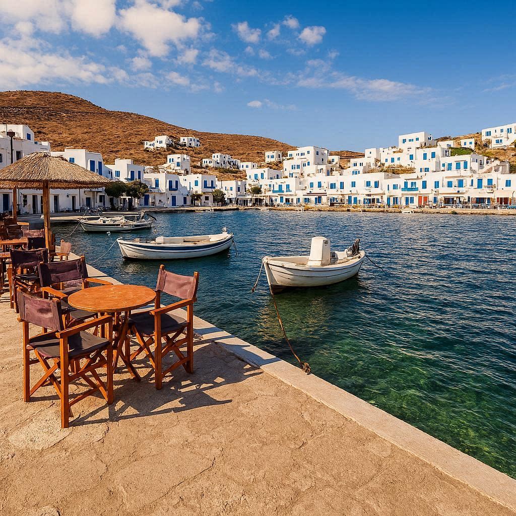 Panormos port, Tinos